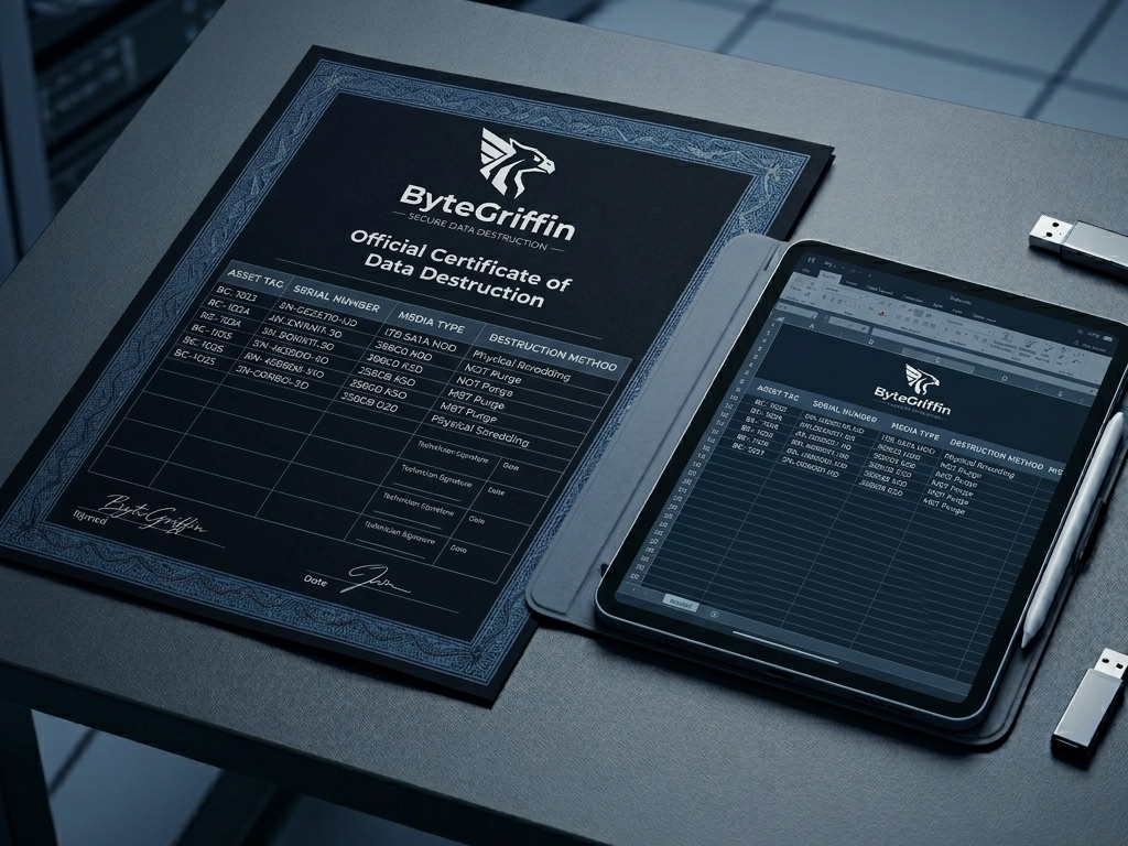 About certificate of destruction